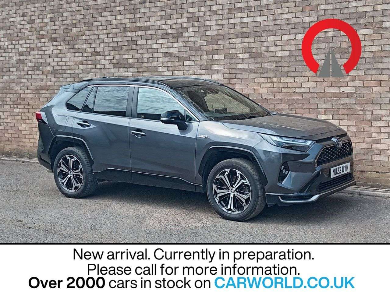 A 2022 TOYOTA RAV4 2.5 VVT 18.1kWh Dynamic SUV 5dr Petrol Plug-in Hybrid CVT 4WD Euro 6 (s/s) A 2022 TOYOTA RAV4 2.5 VVT 18.1kWh Dynamic SUV 5dr Petrol Plug-in Hybrid CVT 4WD Euro 6 (s/s)