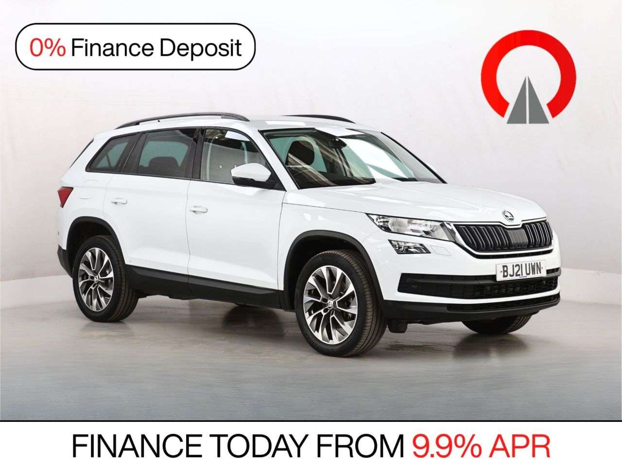 A 2021 SKODA KODIAQ 1.5 TSI ACT SE Drive SUV 5dr Petrol Manual Euro 6 (s/s) (7 Seat) (150 ps) A 2021 SKODA KODIAQ 1.5 TSI ACT SE Drive SUV 5dr Petrol Manual Euro 6 (s/s) (7 Seat) (150 ps)