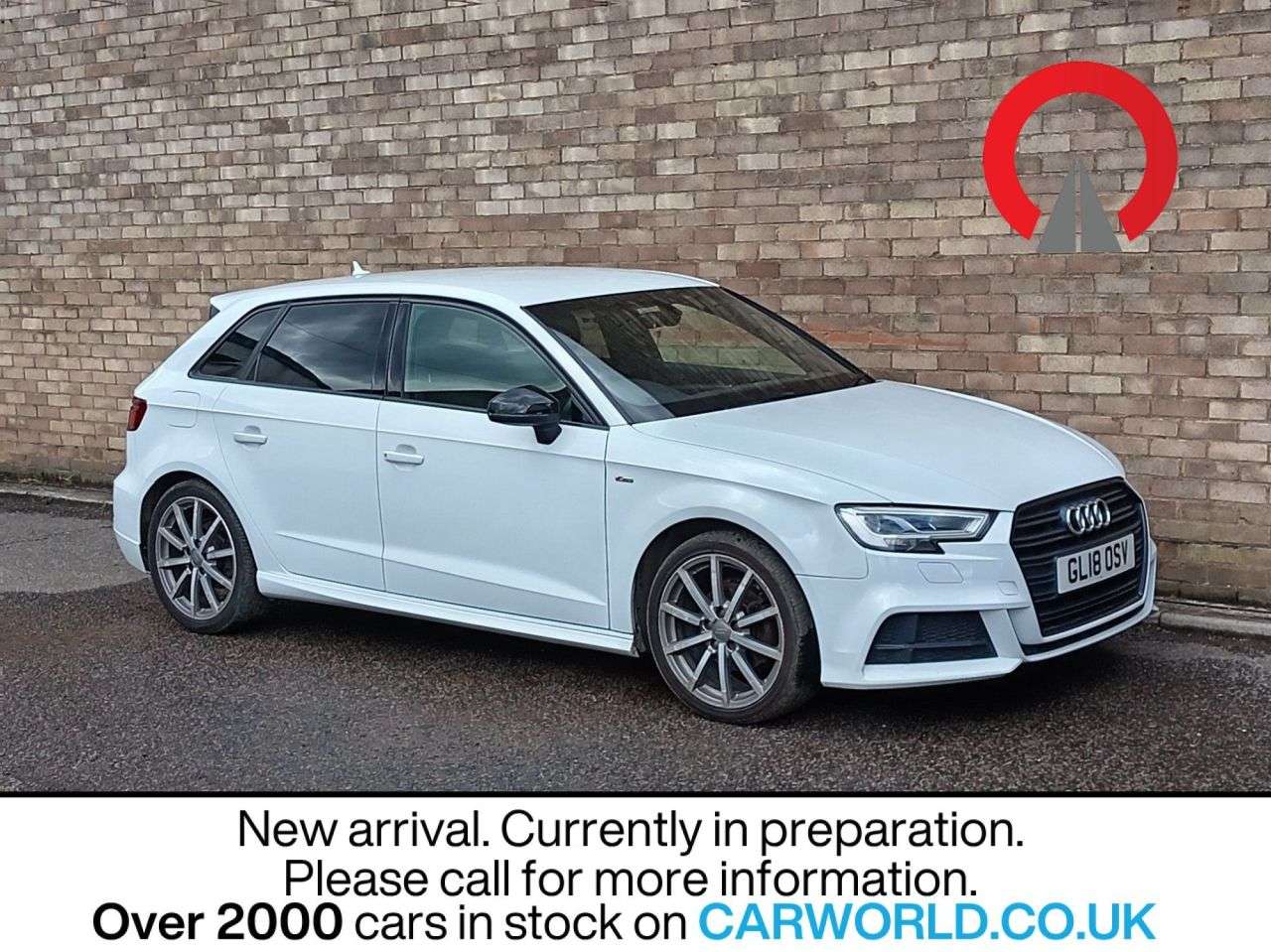 A 2018 AUDI A3 1.5 TFSI CoD Black Edition Sportback 5dr Petrol Manual Euro 6 (s/s) (150 ps A 2018 AUDI A3 1.5 TFSI CoD Black Edition Sportback 5dr Petrol Manual Euro 6 (s/s) (150 ps