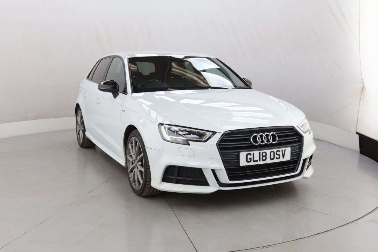 A 2018 AUDI A3 1.5 TFSI CoD Black Edition Sportback 5dr Petrol Manual Euro 6 (s/s) (150 ps A 2018 AUDI A3 1.5 TFSI CoD Black Edition Sportback 5dr Petrol Manual Euro 6 (s/s) (150 ps