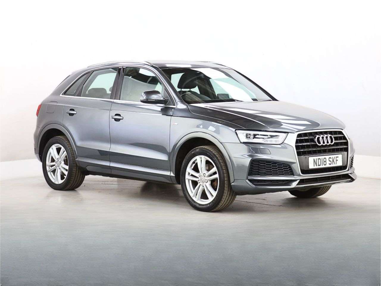 A 2018 AUDI Q3 1.4 TFSI CoD S line Edition SUV 5dr Petrol Manual Euro 6 (s/s) (150 ps) A 2018 AUDI Q3 1.4 TFSI CoD S line Edition SUV 5dr Petrol Manual Euro 6 (s/s) (150 ps)