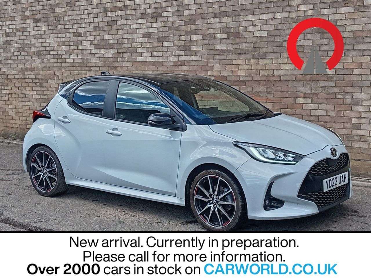 A 2023 TOYOTA YARIS 1.5 VVT-h GR SPORT Hatchback 5dr Petrol Hybrid E-CVT Euro 6 (s/s) (116 ps) A 2023 TOYOTA YARIS 1.5 VVT-h GR SPORT Hatchback 5dr Petrol Hybrid E-CVT Euro 6 (s/s) (116 ps)
