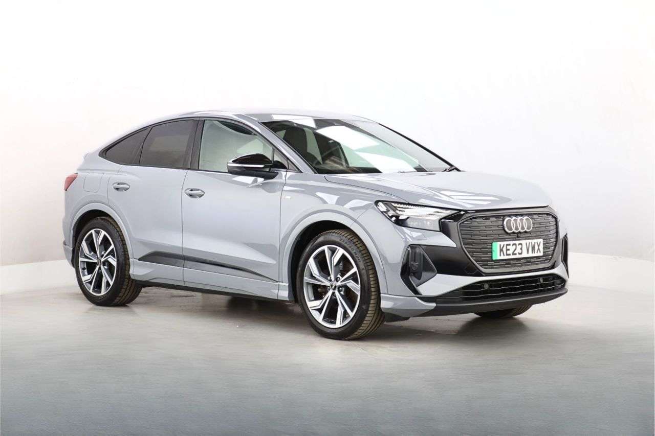 A 2023 AUDI Q4 E-TRON 35 Edition 1 Sportback 5dr Electric Auto 55kWh (170 ps) A 2023 AUDI Q4 E-TRON 35 Edition 1 Sportback 5dr Electric Auto 55kWh (170 ps)