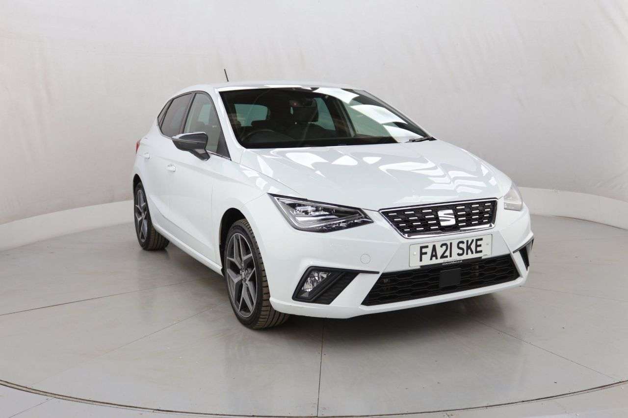 A 2021 SEAT IBIZA 1.0 TSI XCELLENCE Hatchback 5dr Petrol Manual Euro 6 (s/s) (110 ps) A 2021 SEAT IBIZA 1.0 TSI XCELLENCE Hatchback 5dr Petrol Manual Euro 6 (s/s) (110 ps)