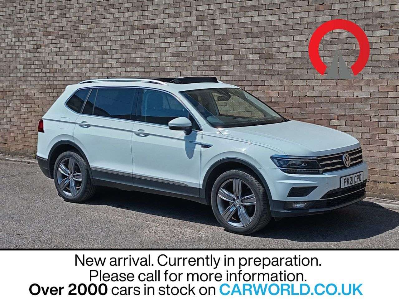 A 2021 VOLKSWAGEN TIGUAN ALLSPACE 1.5 TSI EVO SEL SUV 5dr Petrol DSG Euro 6 (s/s) (150 ps) A 2021 VOLKSWAGEN TIGUAN ALLSPACE 1.5 TSI EVO SEL SUV 5dr Petrol DSG Euro 6 (s/s) (150 ps)