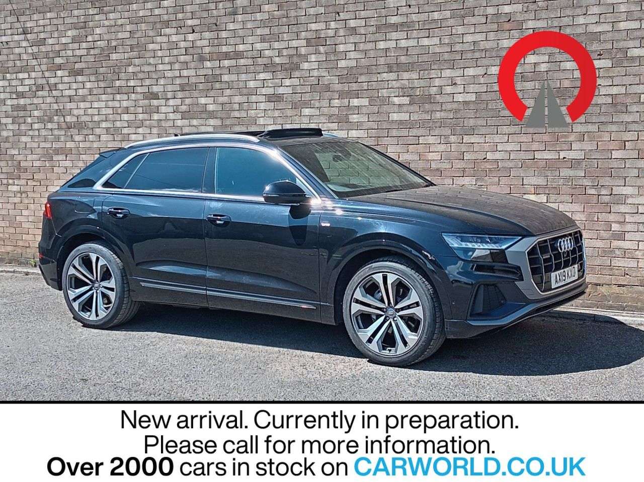 A 2019 AUDI Q8 3.0 TDI V6 50 S line SUV 5dr Diesel Tiptronic quattro Euro 6 (s/s) (286 ps) A 2019 AUDI Q8 3.0 TDI V6 50 S line SUV 5dr Diesel Tiptronic quattro Euro 6 (s/s) (286 ps)