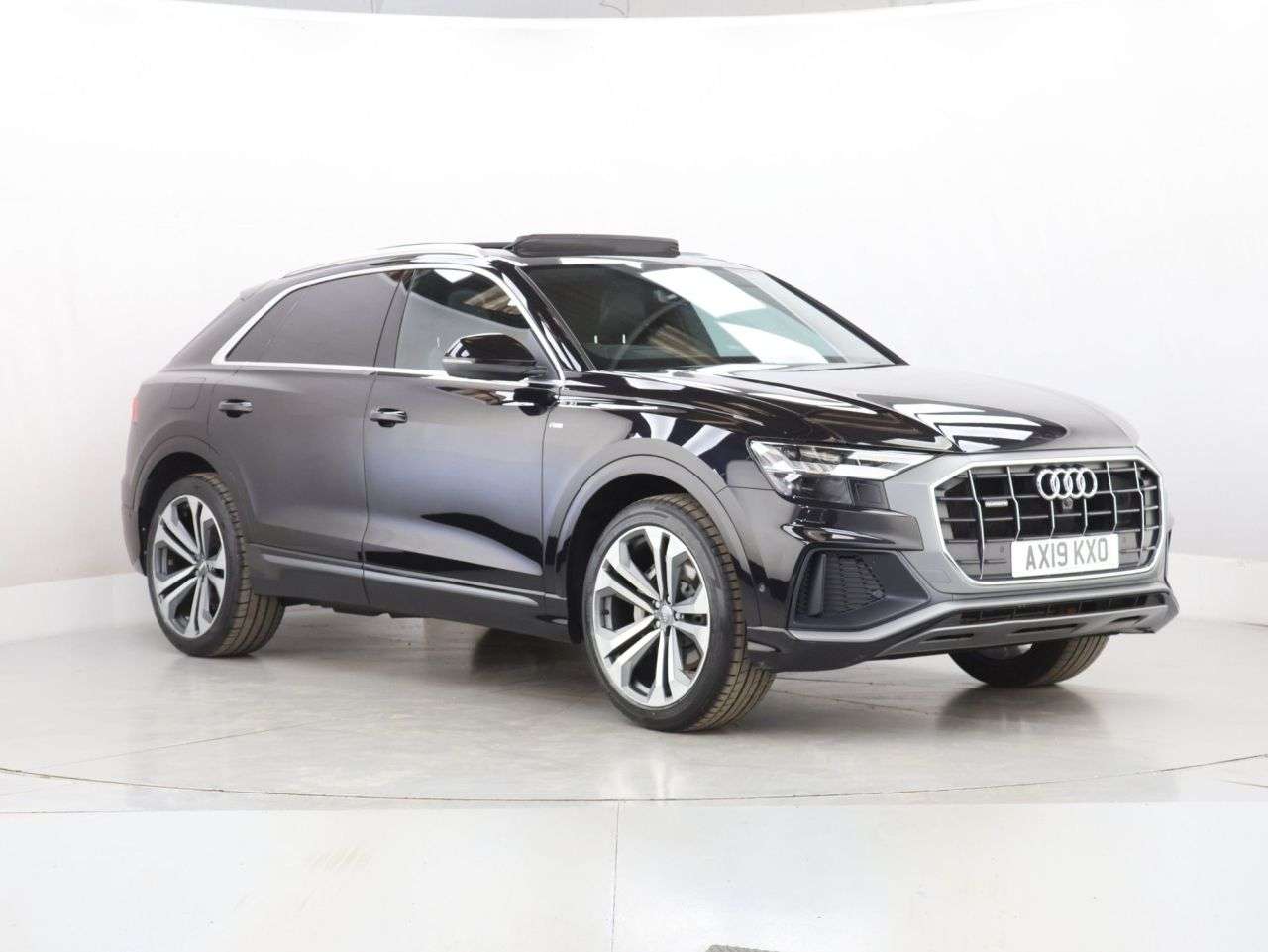 A 2019 AUDI Q8 3.0 TDI V6 50 S line SUV 5dr Diesel Tiptronic quattro Euro 6 (s/s) (286 ps) A 2019 AUDI Q8 3.0 TDI V6 50 S line SUV 5dr Diesel Tiptronic quattro Euro 6 (s/s) (286 ps)