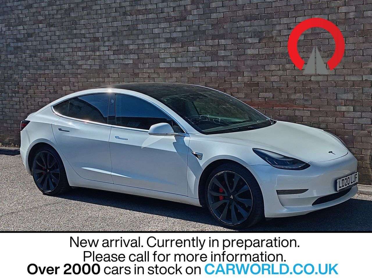 A 2020 TESLA MODEL 3 (Dual Motor) Performance Saloon 4dr Electric Auto 4WDE (Performance Upgrade A 2020 TESLA MODEL 3 (Dual Motor) Performance Saloon 4dr Electric Auto 4WDE (Performance Upgrade