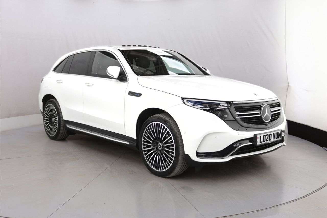 A 2020 MERCEDES-BENZ EQC EQC 400 80kWh AMG Line (Premium Plus) SUV 5dr Electric Auto 4MATIC (408 ps) A 2020 MERCEDES-BENZ EQC EQC 400 80kWh AMG Line (Premium Plus) SUV 5dr Electric Auto 4MATIC (408 ps)
