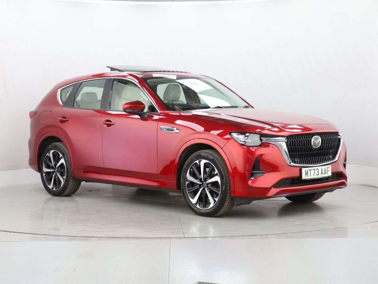 A 2023 MAZDA CX-60 2.5 e-SKYACTIV 17.8kWh Takumi SUV 5dr Petrol Plug-in Hybrid Auto 4WD Euro 6 A 2023 MAZDA CX-60 2.5 e-SKYACTIV 17.8kWh Takumi SUV 5dr Petrol Plug-in Hybrid Auto 4WD Euro 6
