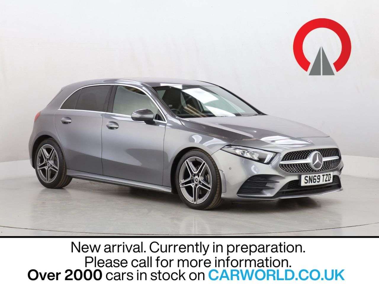 A 2019 MERCEDES-BENZ A CLASS 1.3 A180 AMG Line (Executive) Hatchback 5dr Petrol Manual Euro 6 (s/s) (136 A 2019 MERCEDES-BENZ A CLASS 1.3 A180 AMG Line (Executive) Hatchback 5dr Petrol Manual Euro 6 (s/s) (136