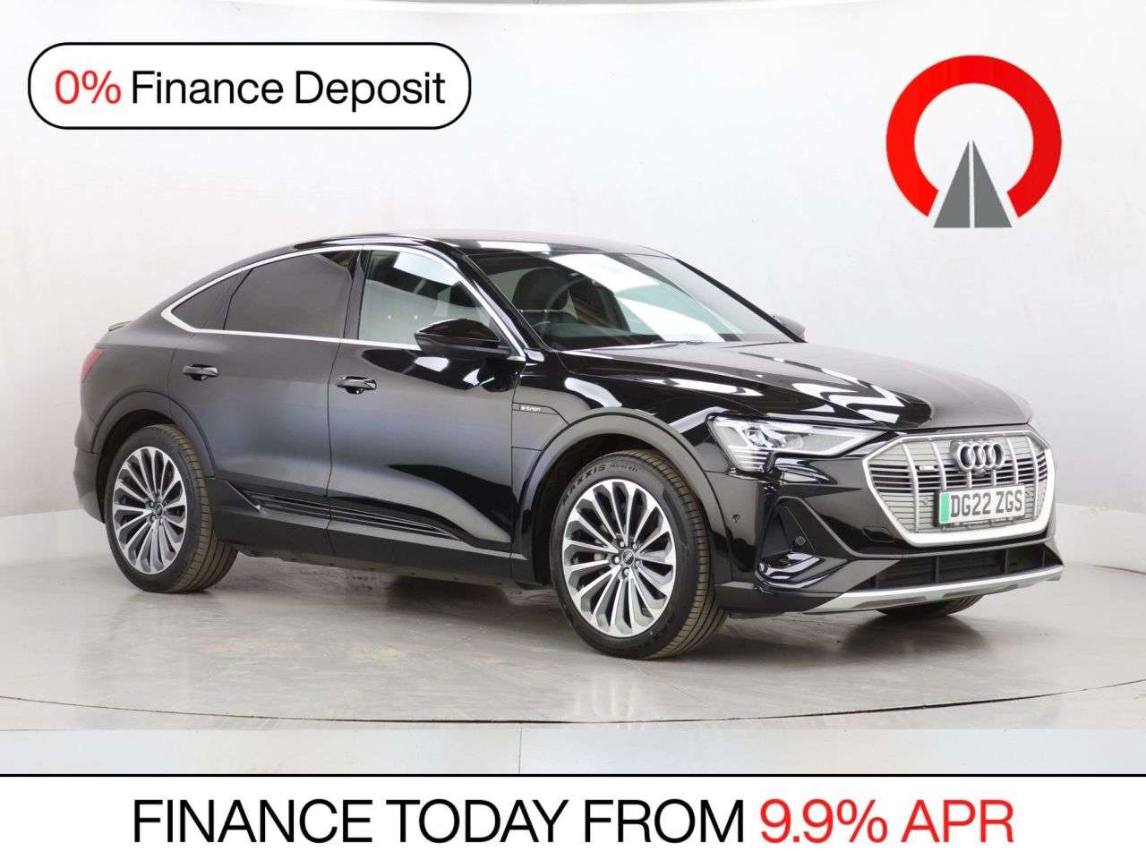 A 2022 AUDI E-TRON 50 S line Sportback 5dr Electric Auto quattro 71.2kWh (11kW Charger) (313 p A 2022 AUDI E-TRON 50 S line Sportback 5dr Electric Auto quattro 71.2kWh (11kW Charger) (313 p