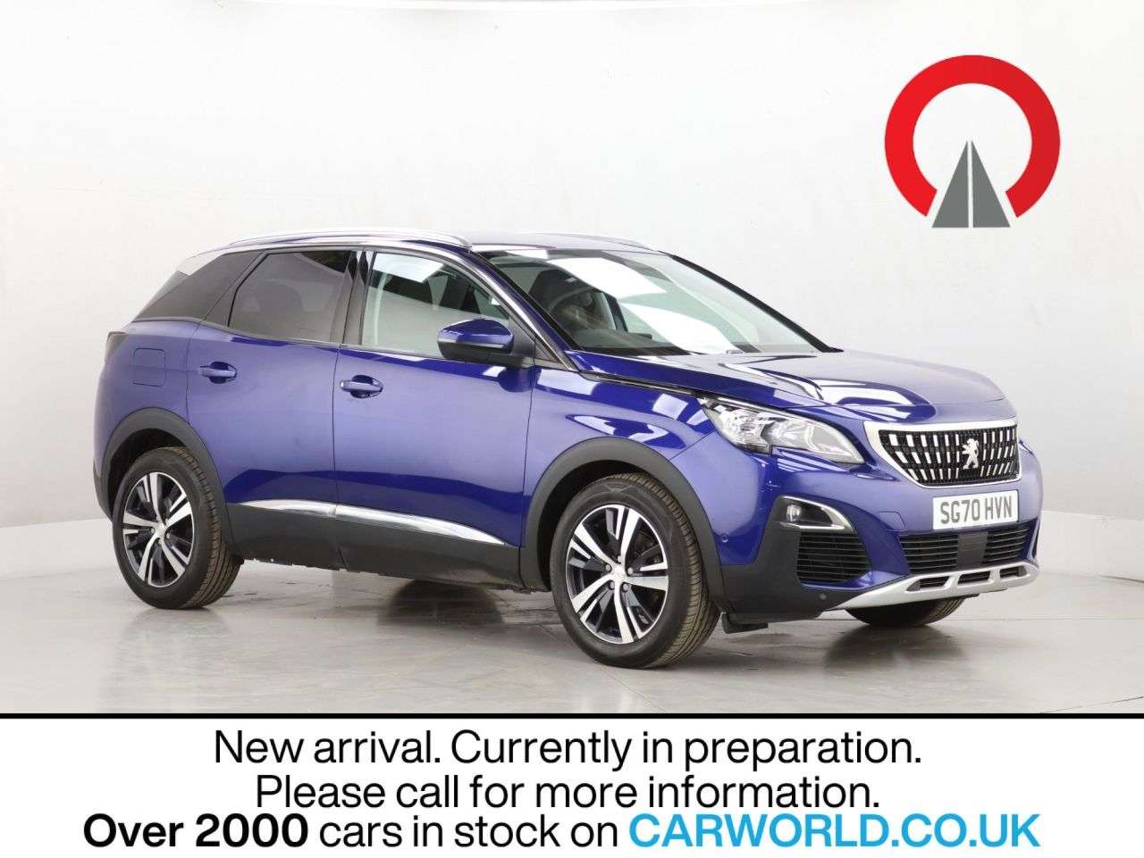 A 2020 PEUGEOT 3008 1.2 PureTech Allure SUV 5dr Petrol Manual Euro 6 (s/s) (130 ps) A 2020 PEUGEOT 3008 1.2 PureTech Allure SUV 5dr Petrol Manual Euro 6 (s/s) (130 ps)