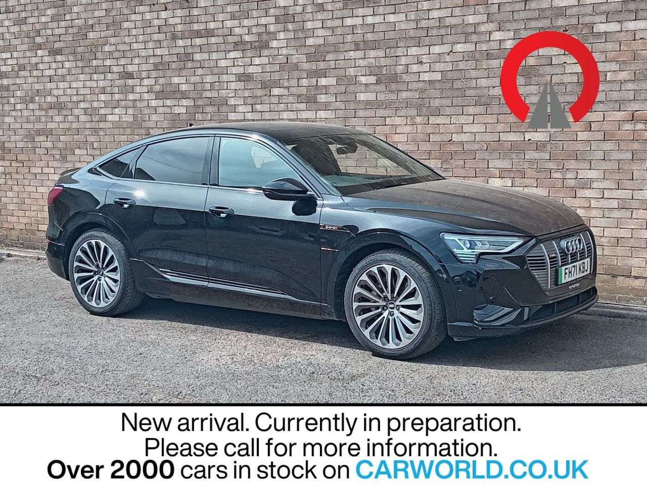 A 2021 AUDI E-TRON 50 S line Sportback 5dr Electric Auto quattro 71.2kWh (11kW Charger) (313 p A 2021 AUDI E-TRON 50 S line Sportback 5dr Electric Auto quattro 71.2kWh (11kW Charger) (313 p