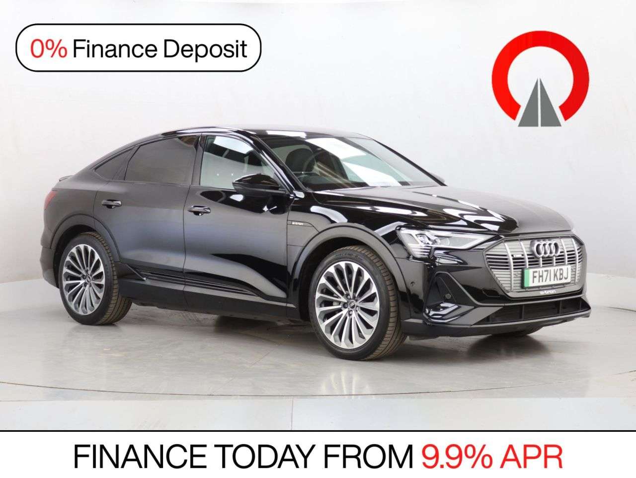 A 2021 AUDI E-TRON 50 S line Sportback 5dr Electric Auto quattro 71.2kWh (11kW Charger) (313 p A 2021 AUDI E-TRON 50 S line Sportback 5dr Electric Auto quattro 71.2kWh (11kW Charger) (313 p