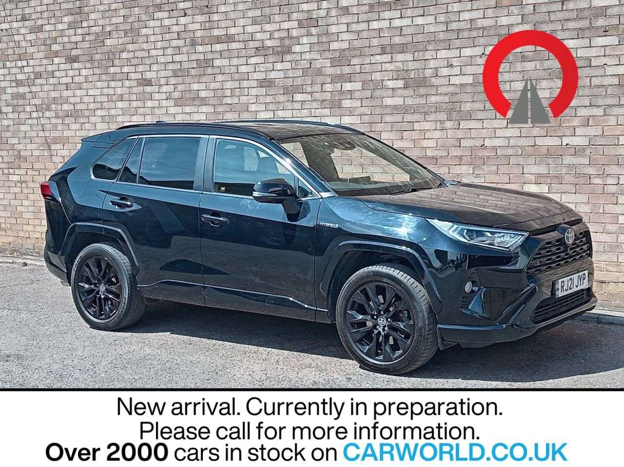 A 2021 TOYOTA RAV4 2.5 VVT-h Black Edition SUV 5dr Petrol Hybrid CVT Euro 6 (s/s) (218 ps) A 2021 TOYOTA RAV4 2.5 VVT-h Black Edition SUV 5dr Petrol Hybrid CVT Euro 6 (s/s) (218 ps)