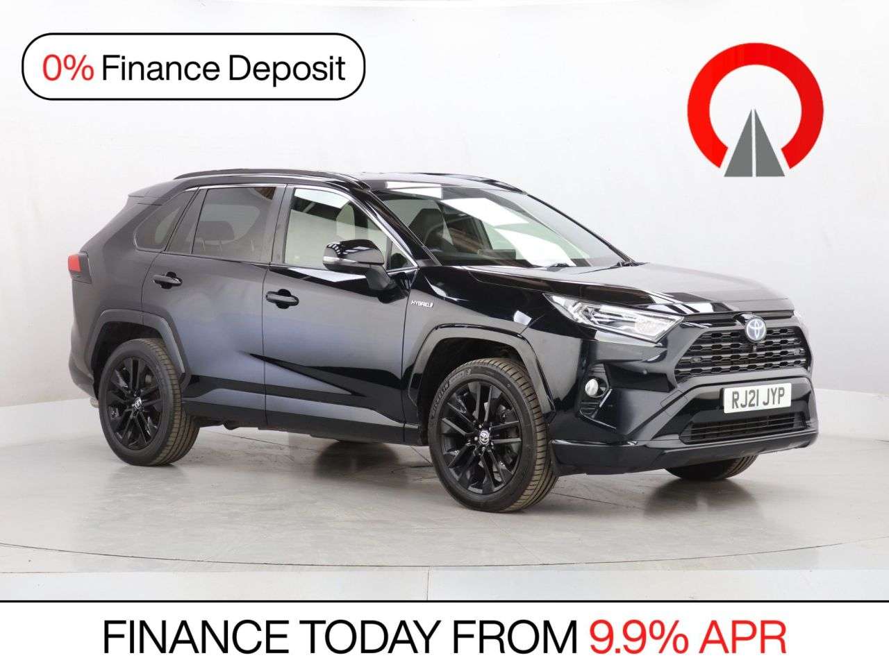 A 2021 TOYOTA RAV4 2.5 VVT-h Black Edition SUV 5dr Petrol Hybrid CVT Euro 6 (s/s) (218 ps) A 2021 TOYOTA RAV4 2.5 VVT-h Black Edition SUV 5dr Petrol Hybrid CVT Euro 6 (s/s) (218 ps)