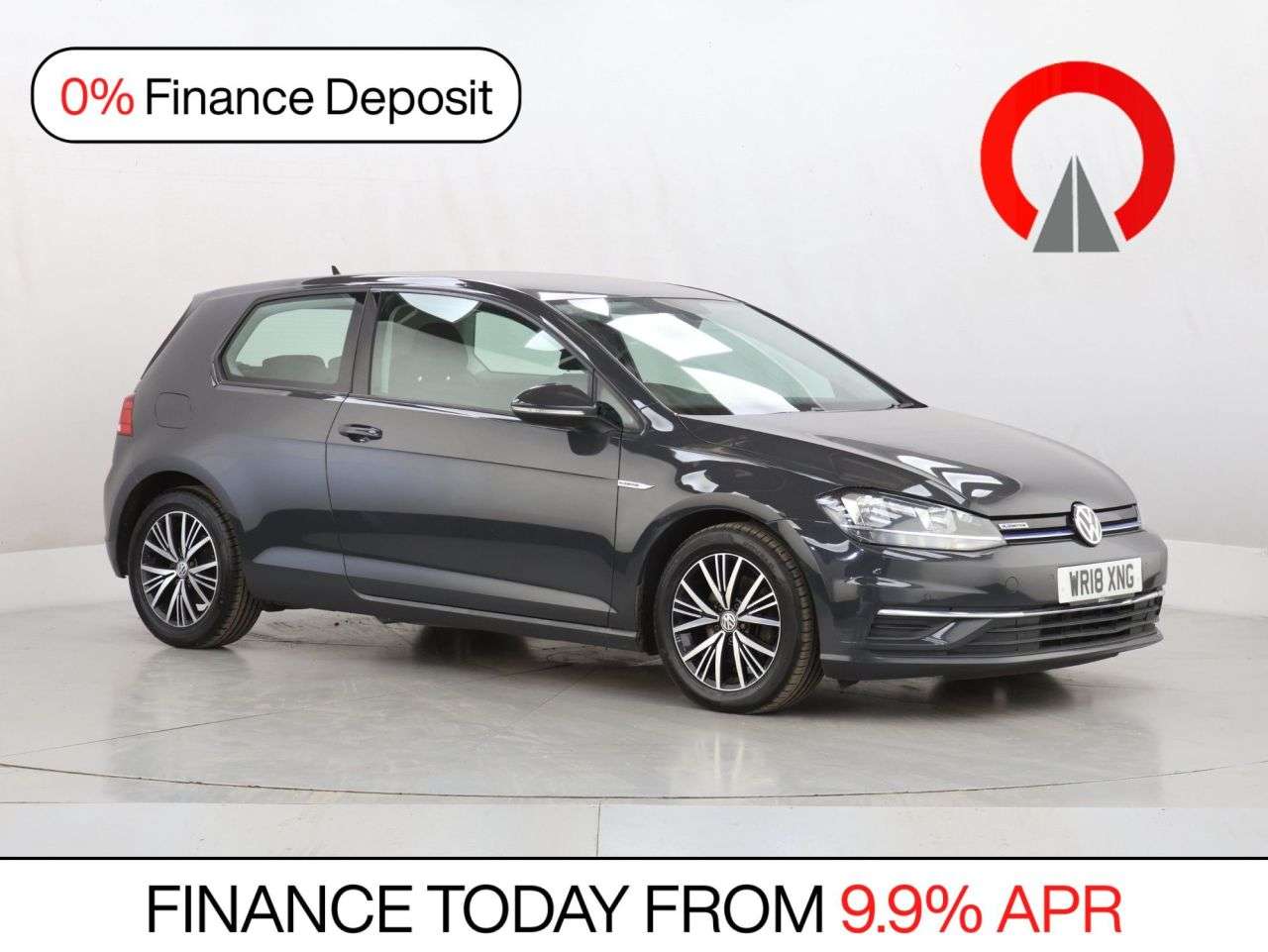 A 2018 VOLKSWAGEN GOLF 1.5 TSI EVO BlueMotion Tech SE Hatchback 3dr Petrol Manual Euro 6 (s/s) (13 A 2018 VOLKSWAGEN GOLF 1.5 TSI EVO BlueMotion Tech SE Hatchback 3dr Petrol Manual Euro 6 (s/s) (13