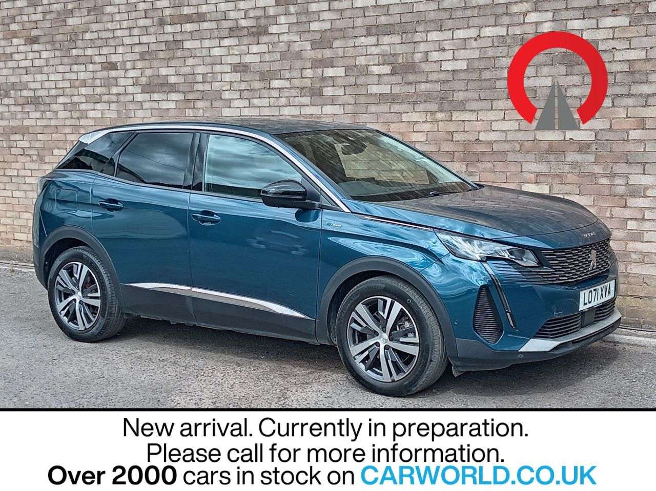 A 2022 PEUGEOT 3008 1.6 13.2kWh Allure SUV 5dr Petrol Plug-in Hybrid e-EAT Euro 6 (s/s) (225 ps A 2022 PEUGEOT 3008 1.6 13.2kWh Allure SUV 5dr Petrol Plug-in Hybrid e-EAT Euro 6 (s/s) (225 ps