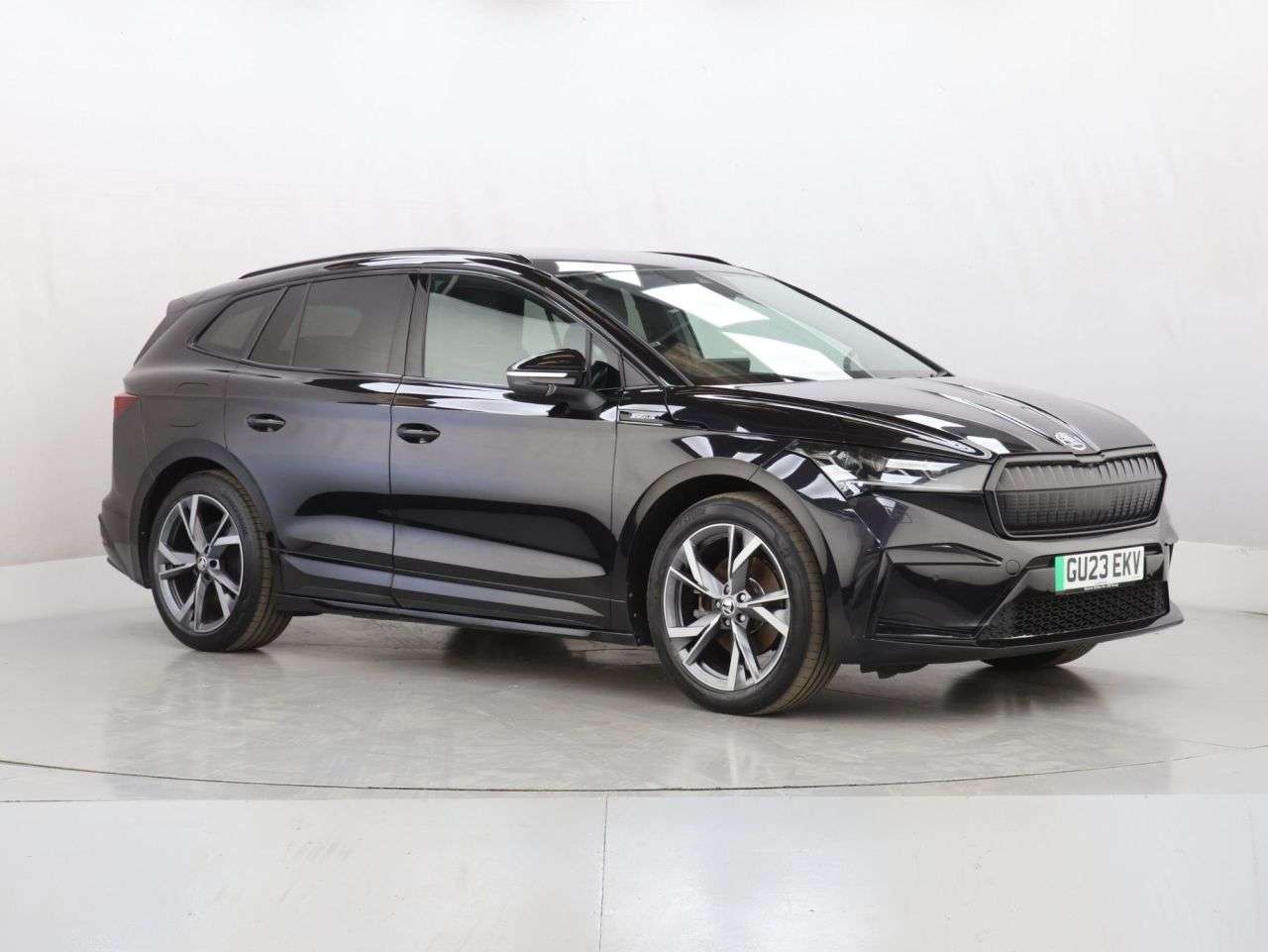 A 2023 SKODA ENYAQ iV 82kWh 80 SportLine Plus SUV 5dr Electric Auto (DC135kW) (204 ps) A 2023 SKODA ENYAQ iV 82kWh 80 SportLine Plus SUV 5dr Electric Auto (DC135kW) (204 ps)