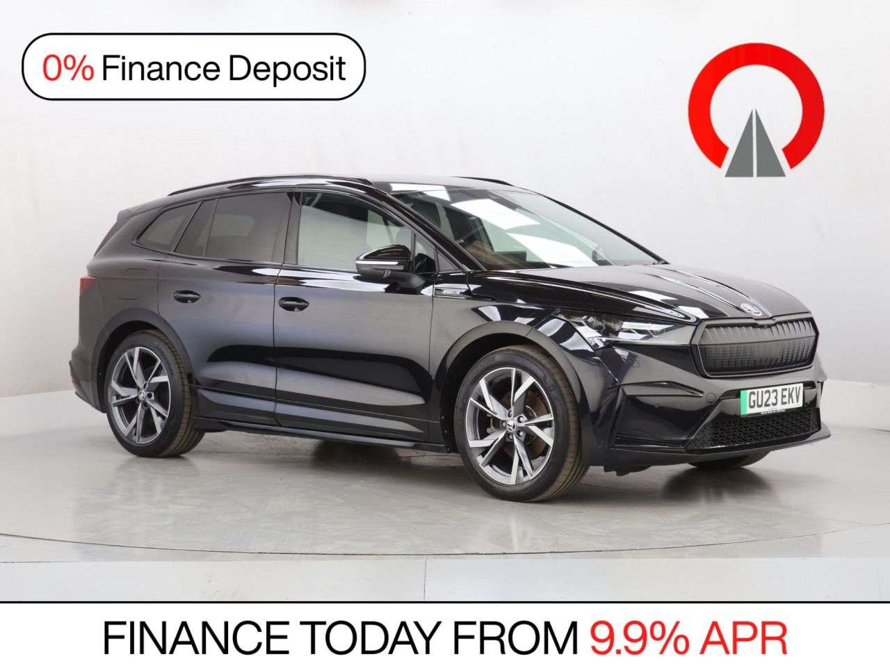 A 2023 SKODA ENYAQ iV 82kWh 80 SportLine Plus SUV 5dr Electric Auto (DC135kW) (204 ps) A 2023 SKODA ENYAQ iV 82kWh 80 SportLine Plus SUV 5dr Electric Auto (DC135kW) (204 ps)