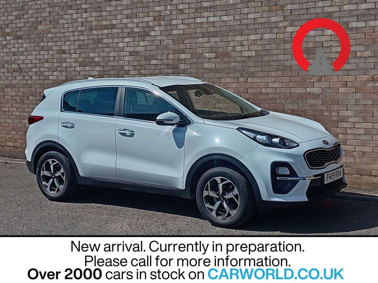 A 2019 KIA SPORTAGE 1.6 GDi 2 SUV 5dr Petrol Manual Euro 6 (s/s) (130 bhp) A 2019 KIA SPORTAGE 1.6 GDi 2 SUV 5dr Petrol Manual Euro 6 (s/s) (130 bhp)
