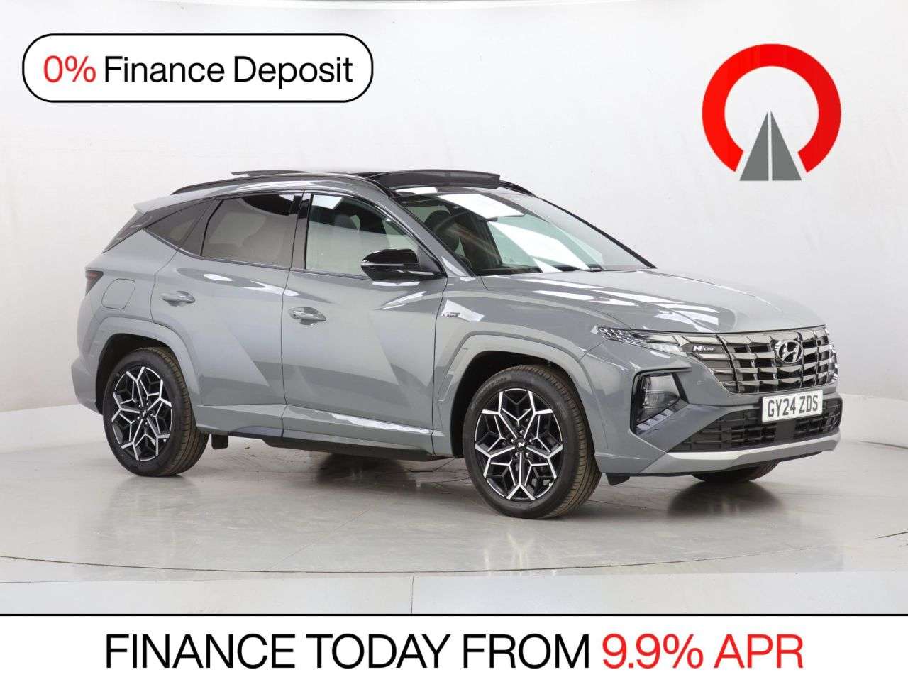 A 2024 HYUNDAI TUCSON 1.6 T-GDi 13.8kWh N Line S SUV 5dr Petrol Plug-in Hybrid Auto 4WD Euro 6 (s A 2024 HYUNDAI TUCSON 1.6 T-GDi 13.8kWh N Line S SUV 5dr Petrol Plug-in Hybrid Auto 4WD Euro 6 (s