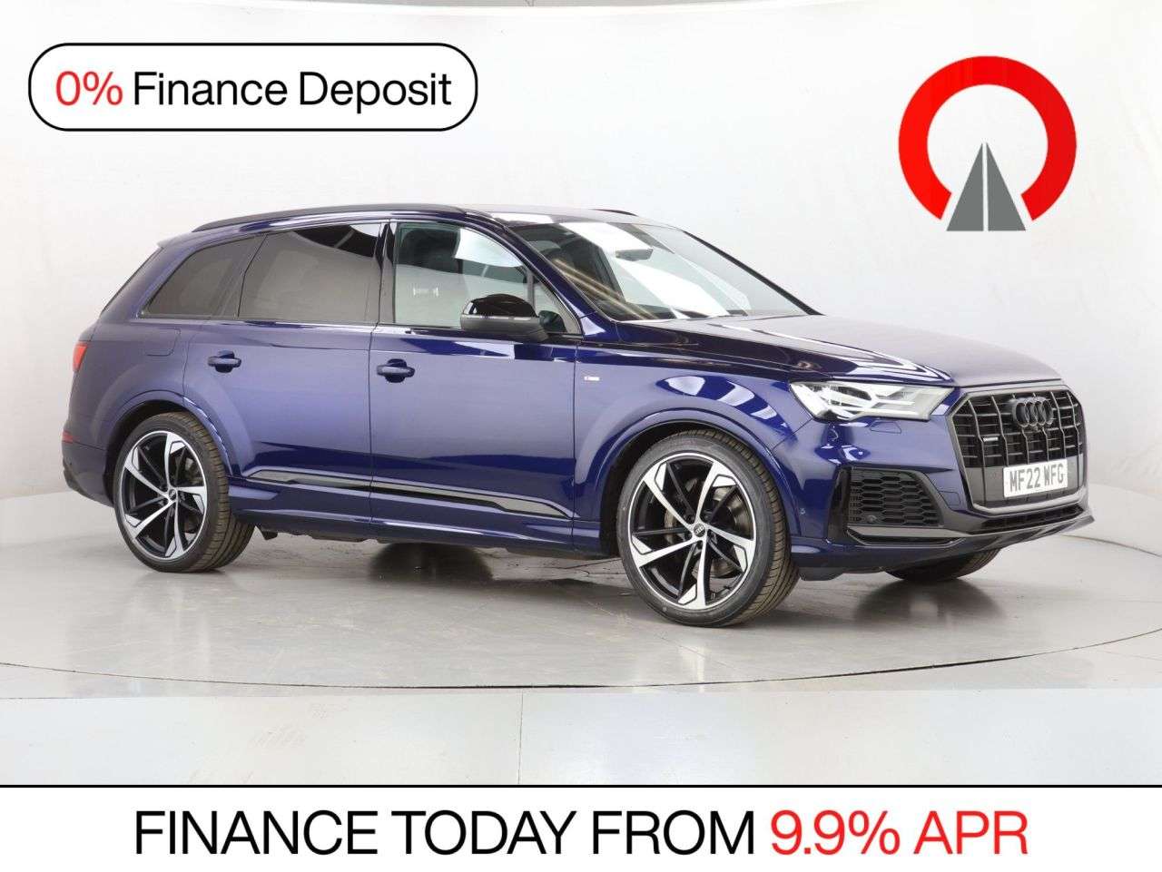 A 2022 AUDI Q7 3.0 TFSI V6 55 Black Edition SUV 5dr Petrol Tiptronic quattro Euro 6 (s/s) A 2022 AUDI Q7 3.0 TFSI V6 55 Black Edition SUV 5dr Petrol Tiptronic quattro Euro 6 (s/s)