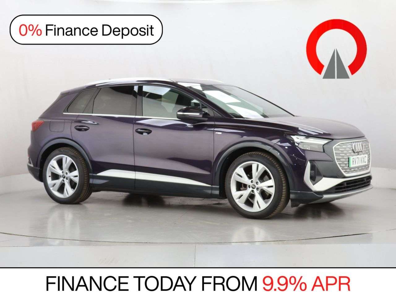 A 2021 AUDI Q4 E-TRON 35 S line SUV 5dr Electric Auto 55kWh (170 ps) A 2021 AUDI Q4 E-TRON 35 S line SUV 5dr Electric Auto 55kWh (170 ps)