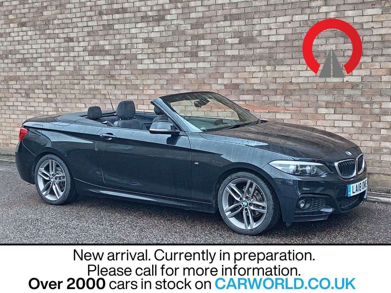 A 2018 BMW 2 SERIES 1.5 218i M Sport Convertible 2dr Petrol Manual Euro 6 (s/s) (136 ps) A 2018 BMW 2 SERIES 1.5 218i M Sport Convertible 2dr Petrol Manual Euro 6 (s/s) (136 ps)