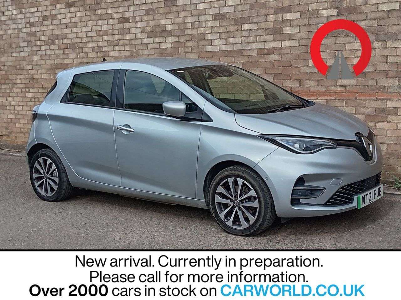 A 2021 RENAULT ZOE R135 EV50 52kWh GT Line Hatchback 5dr Electric Auto (Rapid Charge) (134 bhp A 2021 RENAULT ZOE R135 EV50 52kWh GT Line Hatchback 5dr Electric Auto (Rapid Charge) (134 bhp