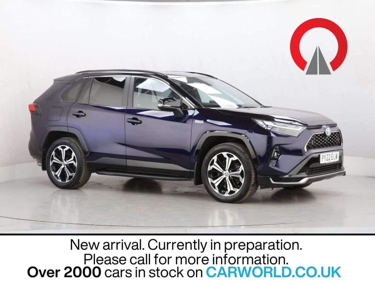 A 2022 TOYOTA RAV4 2.5 VVT 18.1kWh Dynamic SUV 5dr Petrol Plug-in Hybrid CVT 4WD Euro 6 (s/s) A 2022 TOYOTA RAV4 2.5 VVT 18.1kWh Dynamic SUV 5dr Petrol Plug-in Hybrid CVT 4WD Euro 6 (s/s)