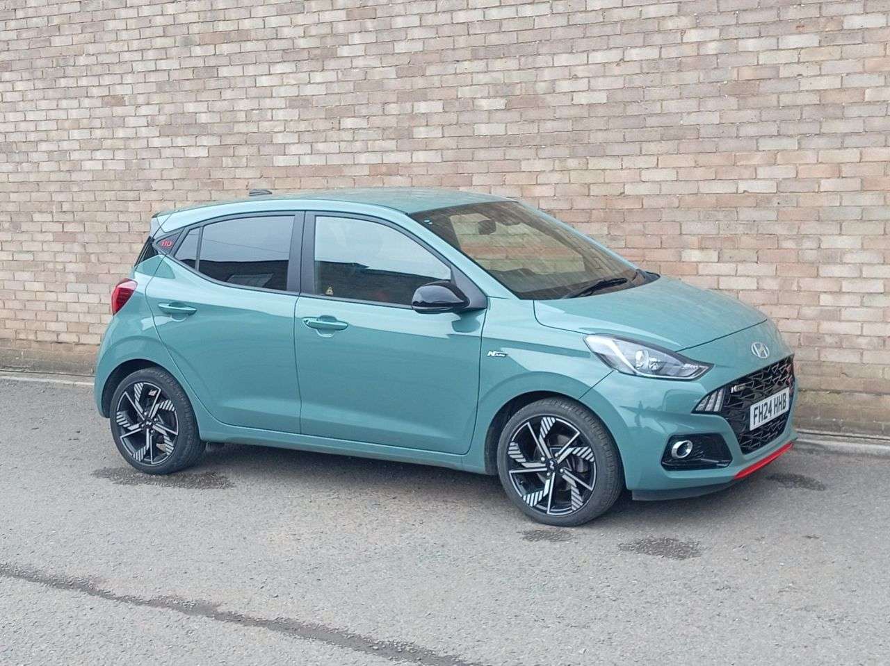 A 2024 HYUNDAI I10 1.0 T-GDi N Line Hatchback 5dr Petrol Manual Euro 6 (s/s) (90 ps) A 2024 HYUNDAI I10 1.0 T-GDi N Line Hatchback 5dr Petrol Manual Euro 6 (s/s) (90 ps)