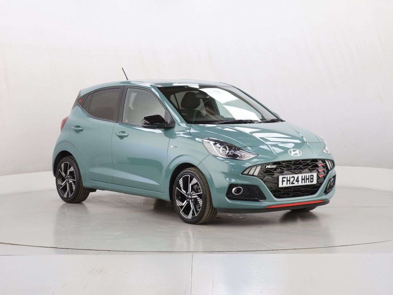 A 2024 HYUNDAI I10 1.0 T-GDi N Line Hatchback 5dr Petrol Manual Euro 6 (s/s) (90 ps) A 2024 HYUNDAI I10 1.0 T-GDi N Line Hatchback 5dr Petrol Manual Euro 6 (s/s) (90 ps)