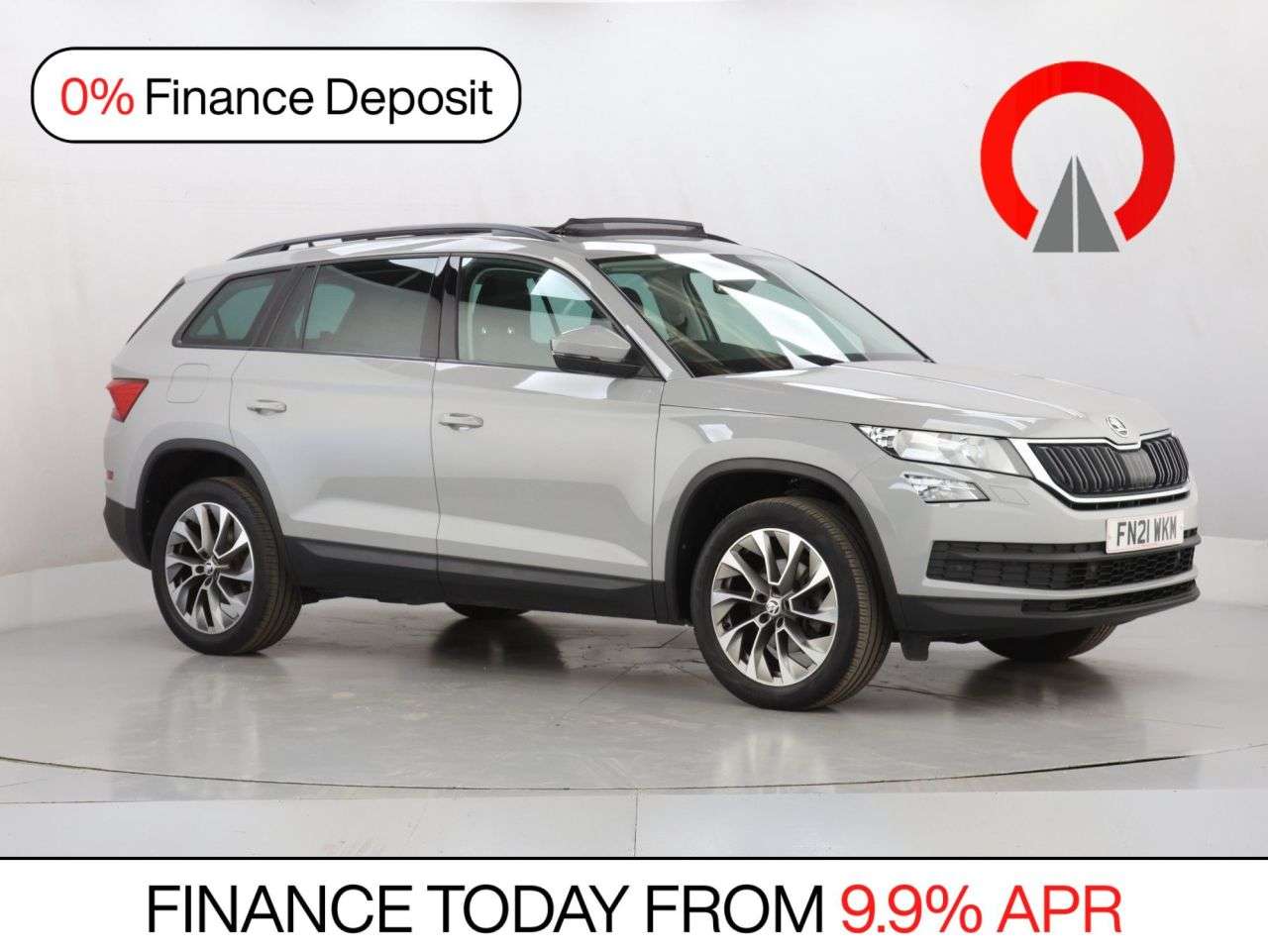 A 2021 SKODA KODIAQ 1.5 TSI ACT SE Drive SUV 5dr Petrol Manual Euro 6 (s/s) (7 Seat) (150 ps) A 2021 SKODA KODIAQ 1.5 TSI ACT SE Drive SUV 5dr Petrol Manual Euro 6 (s/s) (7 Seat) (150 ps)
