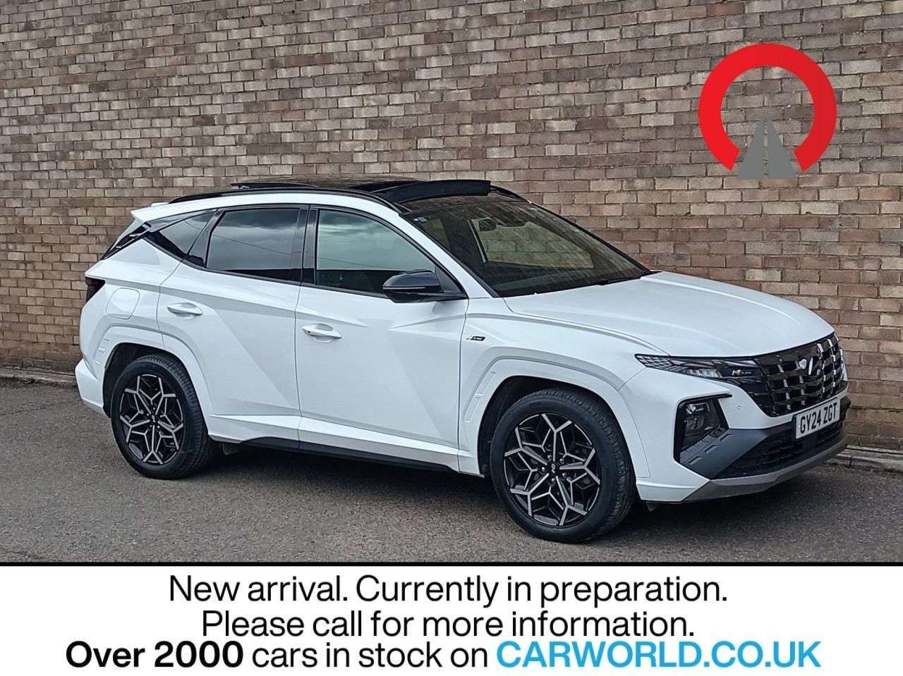 A 2024 HYUNDAI TUCSON 1.6 T-GDi 13.8kWh N Line S SUV 5dr Petrol Plug-in Hybrid Auto 4WD Euro 6 (s A 2024 HYUNDAI TUCSON 1.6 T-GDi 13.8kWh N Line S SUV 5dr Petrol Plug-in Hybrid Auto 4WD Euro 6 (s