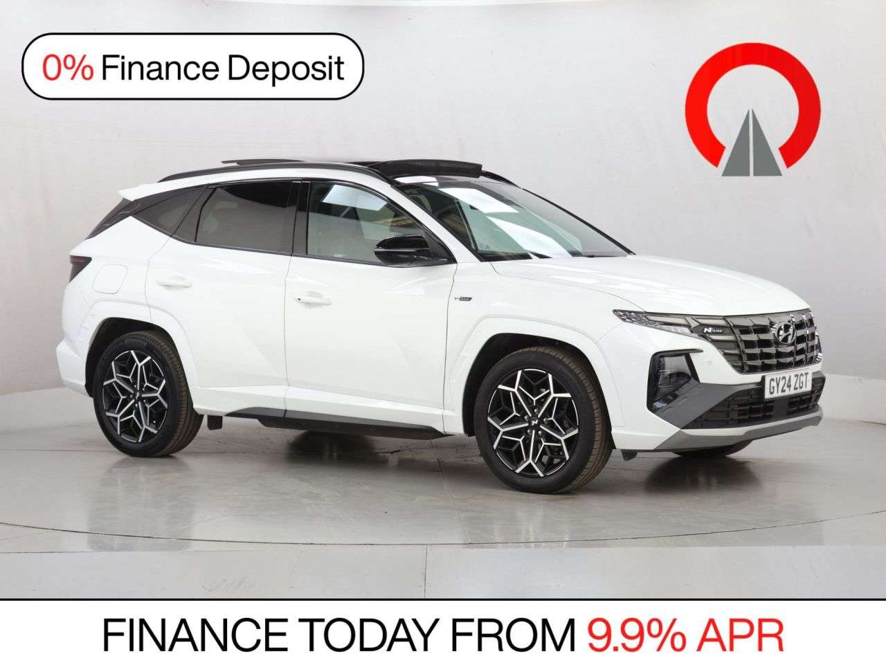 A 2024 HYUNDAI TUCSON 1.6 T-GDi 13.8kWh N Line S SUV 5dr Petrol Plug-in Hybrid Auto 4WD Euro 6 (s A 2024 HYUNDAI TUCSON 1.6 T-GDi 13.8kWh N Line S SUV 5dr Petrol Plug-in Hybrid Auto 4WD Euro 6 (s