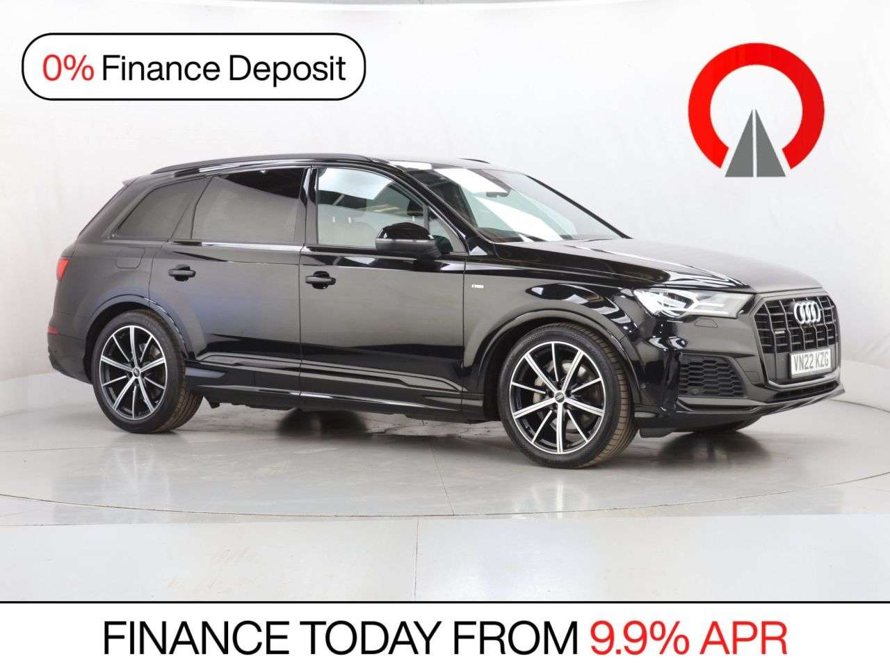 A 2022 AUDI Q7 3.0 TFSI V6 55 Black Edition SUV 5dr Petrol Tiptronic quattro Euro 6 (s/s) A 2022 AUDI Q7 3.0 TFSI V6 55 Black Edition SUV 5dr Petrol Tiptronic quattro Euro 6 (s/s)