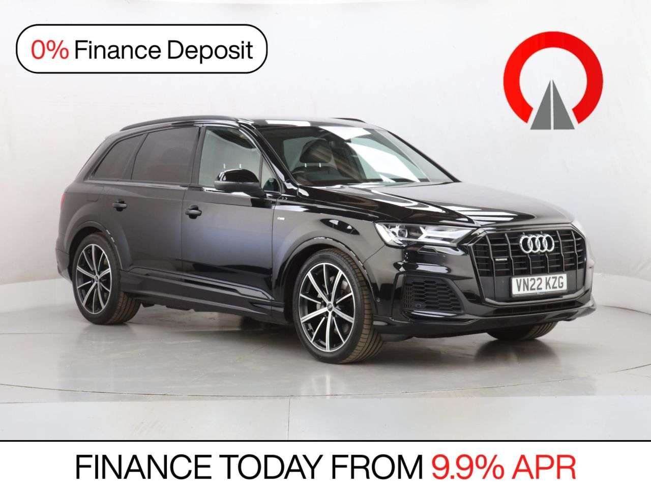 A 2022 AUDI Q7 3.0 TFSI V6 55 Black Edition SUV 5dr Petrol Tiptronic quattro Euro 6 (s/s) A 2022 AUDI Q7 3.0 TFSI V6 55 Black Edition SUV 5dr Petrol Tiptronic quattro Euro 6 (s/s)