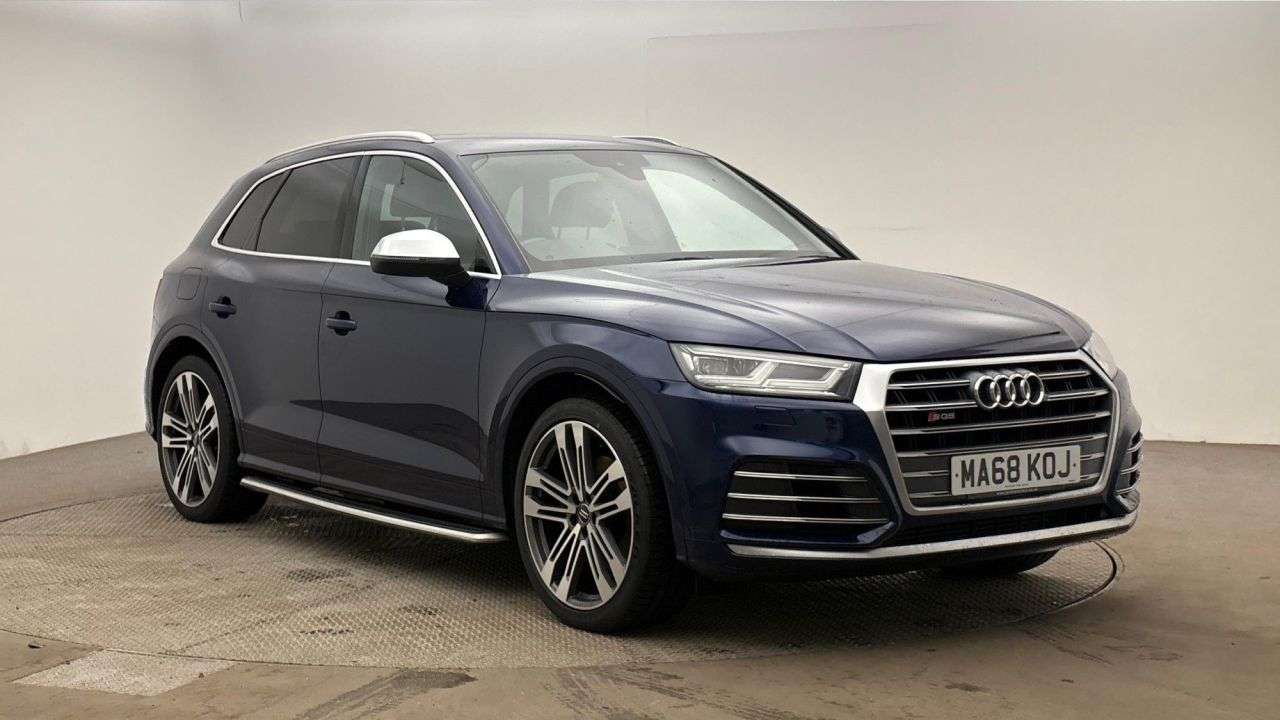 A 2018 AUDI SQ5 3.0 TFSI V6 SUV 5dr Petrol Tiptronic quattro Euro 6 (s/s) (354 ps) A 2018 AUDI SQ5 3.0 TFSI V6 SUV 5dr Petrol Tiptronic quattro Euro 6 (s/s) (354 ps)