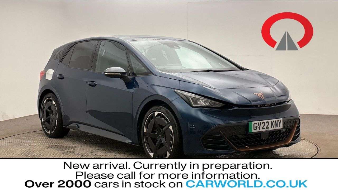 A 2022 CUPRA BORN e-Boost 58kWh V3 Hatchback 5dr Electric Auto (230 ps) A 2022 CUPRA BORN e-Boost 58kWh V3 Hatchback 5dr Electric Auto (230 ps)