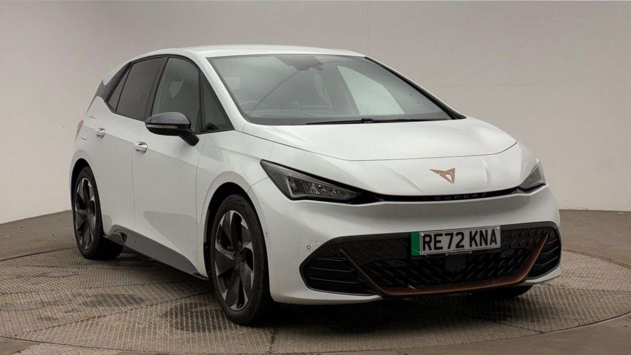 A 2022 CUPRA BORN e-Boost 77kWh V2 Hatchback 5dr Electric Auto (4 Seat) (230 ps) A 2022 CUPRA BORN e-Boost 77kWh V2 Hatchback 5dr Electric Auto (4 Seat) (230 ps)