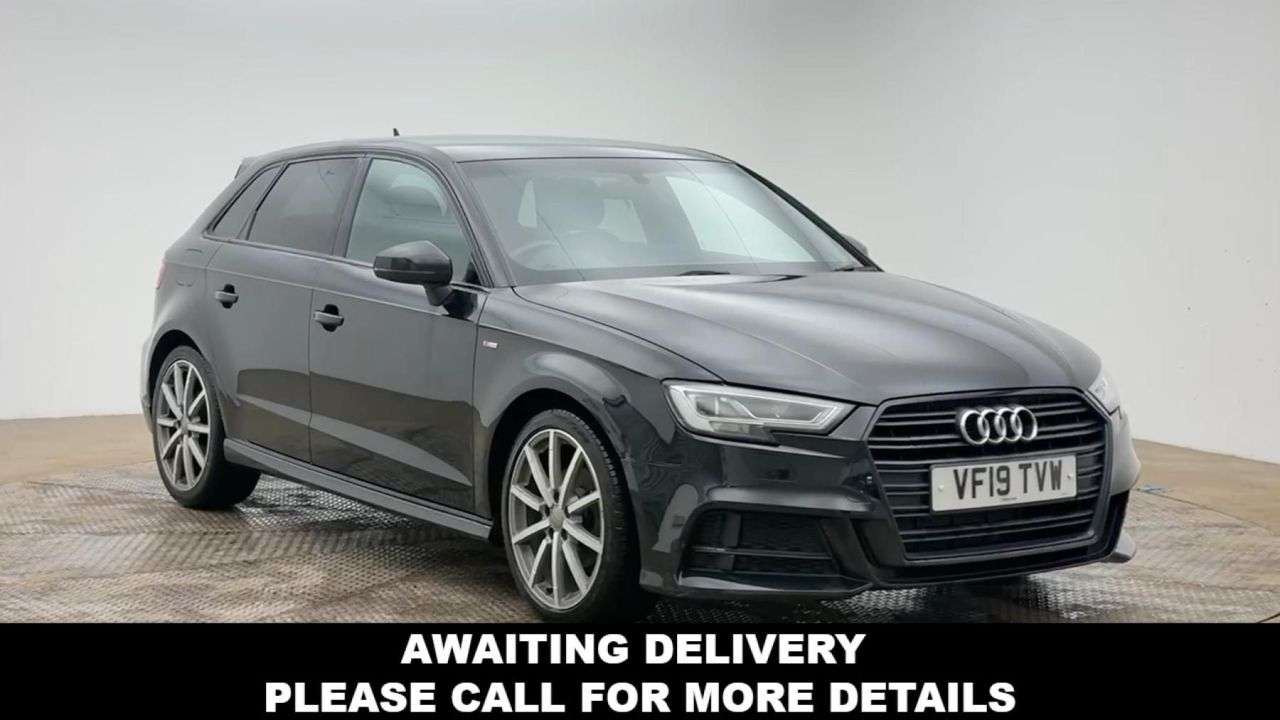 A 2019 AUDI A3 1.6 TDI 30 Black Edition Sportback 5dr Diesel Manual Euro 6 (s/s) (116 ps) A 2019 AUDI A3 1.6 TDI 30 Black Edition Sportback 5dr Diesel Manual Euro 6 (s/s) (116 ps)