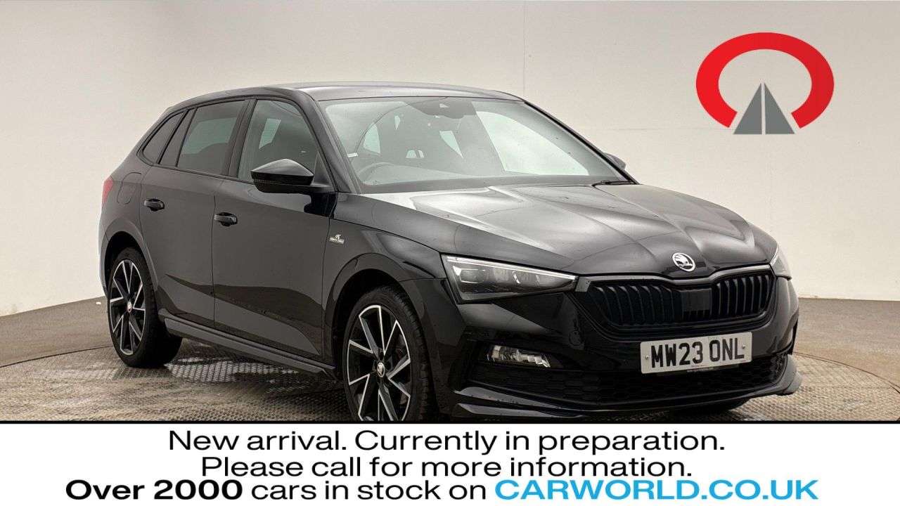 A 2023 SKODA SCALA 1.0 TSI Monte Carlo Hatchback 5dr Petrol Manual Euro 6 (s/s) (110 ps) A 2023 SKODA SCALA 1.0 TSI Monte Carlo Hatchback 5dr Petrol Manual Euro 6 (s/s) (110 ps)