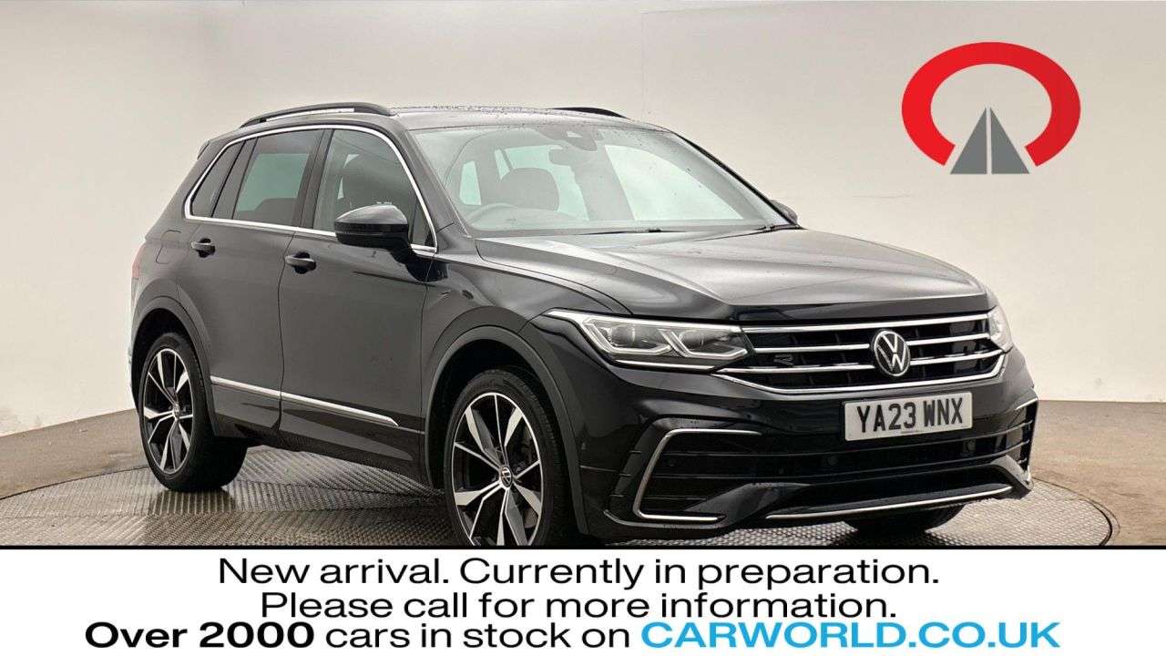 A 2023 VOLKSWAGEN TIGUAN 1.4 TSI 13kWh R-Line SUV 5dr Petrol Plug-in Hybrid DSG Euro 6 (s/s) (245 ps A 2023 VOLKSWAGEN TIGUAN 1.4 TSI 13kWh R-Line SUV 5dr Petrol Plug-in Hybrid DSG Euro 6 (s/s) (245 ps