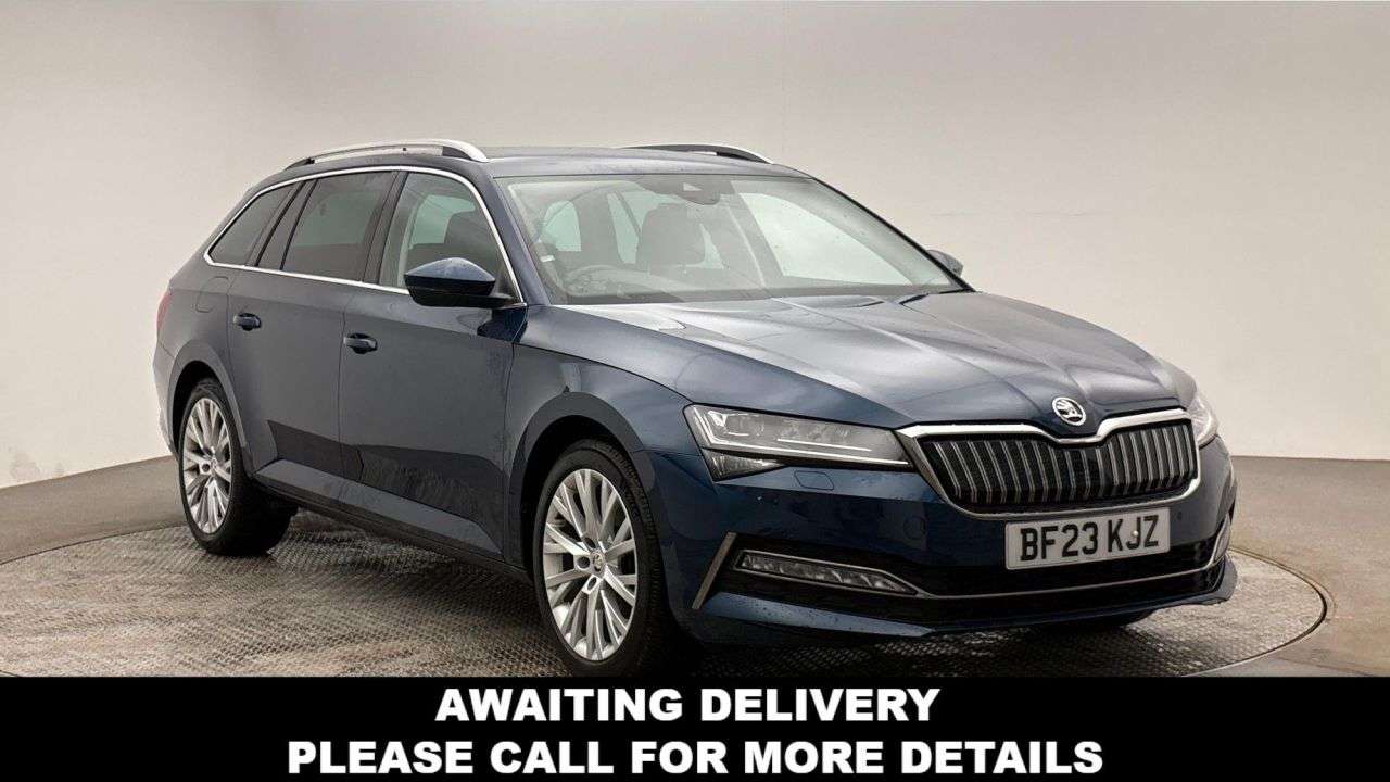 A 2023 SKODA SUPERB 1.4 TSI iV 13kWh SE L Estate 5dr Petrol Plug-in Hybrid DSG Euro 6 (s/s) (21 A 2023 SKODA SUPERB 1.4 TSI iV 13kWh SE L Estate 5dr Petrol Plug-in Hybrid DSG Euro 6 (s/s) (21