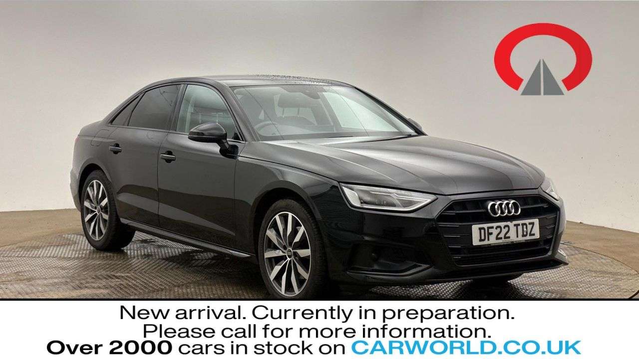 A 2022 AUDI A4 2.0 TFSI 35 Sport Edition Saloon 4dr Petrol S Tronic Euro 6 (s/s) (150 ps) A 2022 AUDI A4 2.0 TFSI 35 Sport Edition Saloon 4dr Petrol S Tronic Euro 6 (s/s) (150 ps)