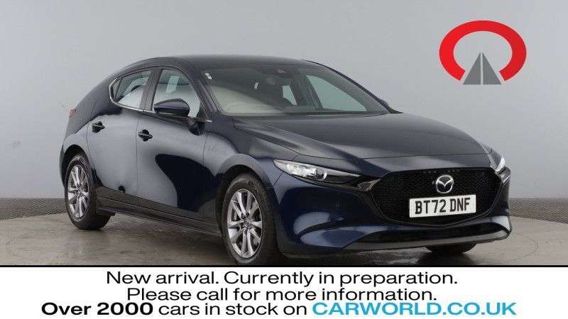 A 2023 MAZDA MAZDA3 2.0 e-SKYACTIV-X MHEV SE-L Lux Hatchback 5dr Petrol Manual Euro 6 (s/s) (18 A 2023 MAZDA MAZDA3 2.0 e-SKYACTIV-X MHEV SE-L Lux Hatchback 5dr Petrol Manual Euro 6 (s/s) (18