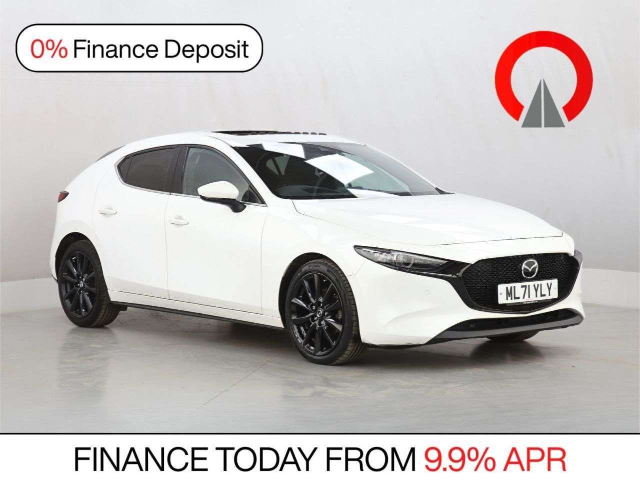 A 2021 MAZDA MAZDA3 2.0 e-SKYACTIV-X MHEV Sport Lux Hatchback 5dr Petrol Manual Euro 6 (s/s) (1 A 2021 MAZDA MAZDA3 2.0 e-SKYACTIV-X MHEV Sport Lux Hatchback 5dr Petrol Manual Euro 6 (s/s) (1