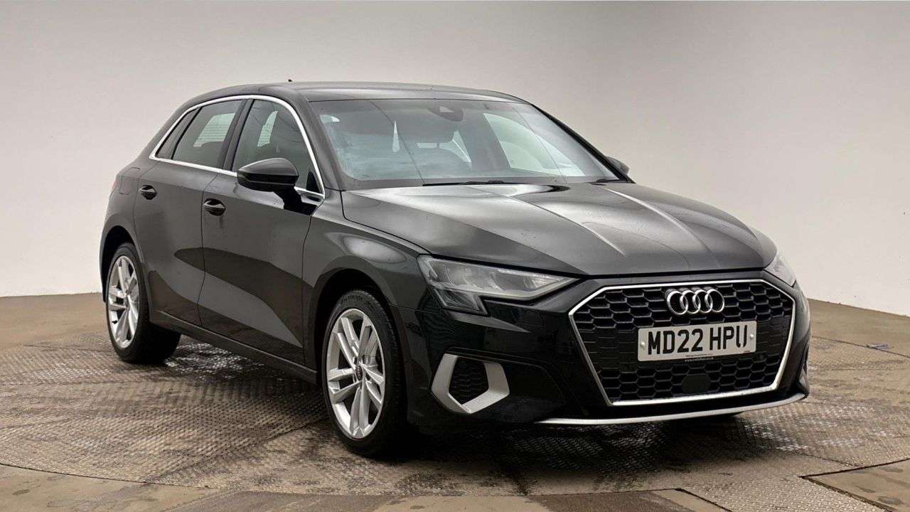 A 2022 AUDI A3 1.4 TFSIe 40 Sport Sportback 5dr Petrol Plug-in Hybrid S Tronic Euro 6 (s/s A 2022 AUDI A3 1.4 TFSIe 40 Sport Sportback 5dr Petrol Plug-in Hybrid S Tronic Euro 6 (s/s